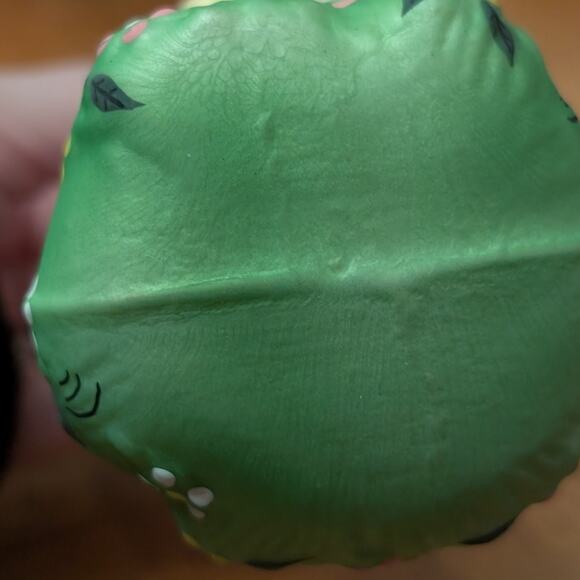 Vtg Pillsbury Dough Boy with Cupcake Kringle Glass Ornament by Kurt S. Adler - Picture 5 of 10